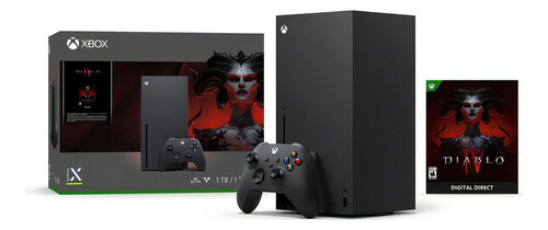 Consola Xbox Series X 1 TB Bundle Diablo IV Negro