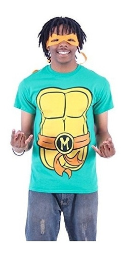 Camiseta Para Hombre Diseño Tortugas Ninjas Adolescentes