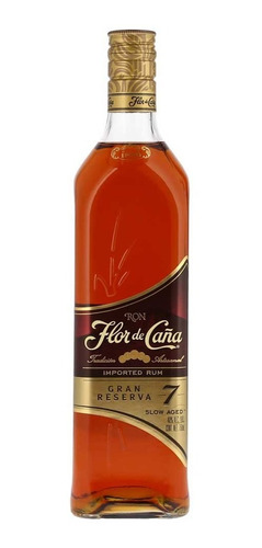 Botella Ron Flor De Caña Gran Reserva 7 Años 750ml