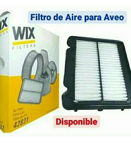 Filtro De Aire Para Aveo Wix 42831