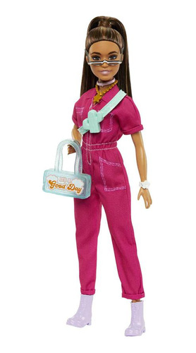 Muñeca Barbie Deluxe Enterizo Rosado Hpl76