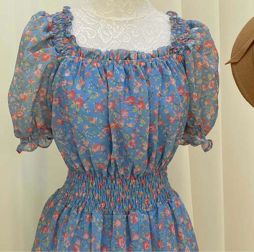 Imagem 6 de 9 de Vestido Longo Rodado Ciganinha Ombro A Ombro Floral