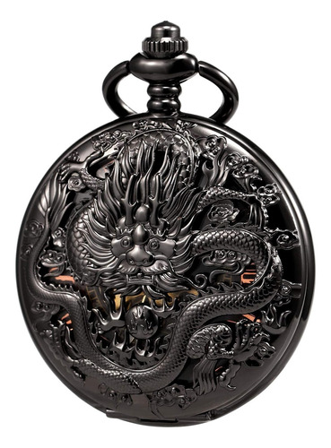 Reloj De Bolsillo Para Hombre, Diseño De Esqueleto Antiguo