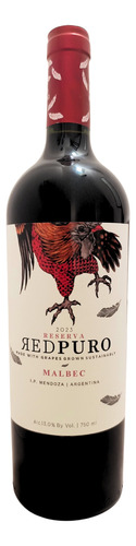 Vino Tinto X6 Malbec Bonarda Sacha, Red Puro, Quinde Orgán