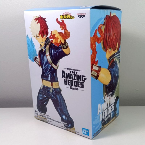 Imagen 3 de 5 de Figura Shoto Todoroki The Amazing Heroes Special - Banpresto
