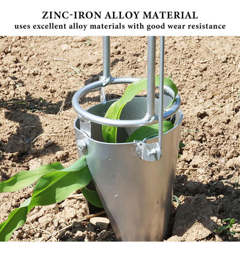 Flower Planter Tool Stainless Steel Single Spring Gardening