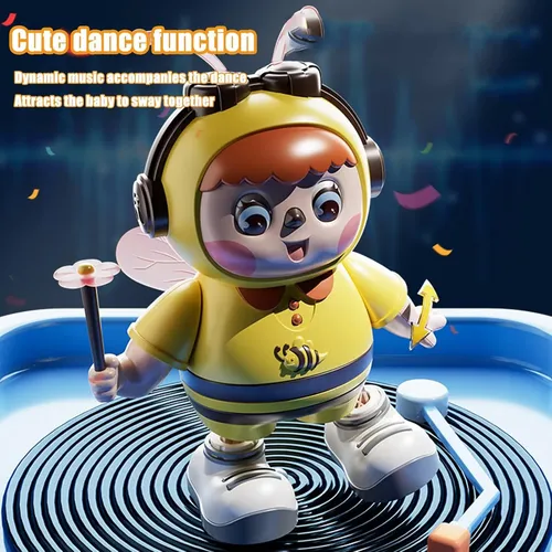Abeja Bailarina Musical Con Luces, Juguete Interactivo Con 12 Canciones, Movimientos Y Sonidos, Regalo Para Bebés Y Niños