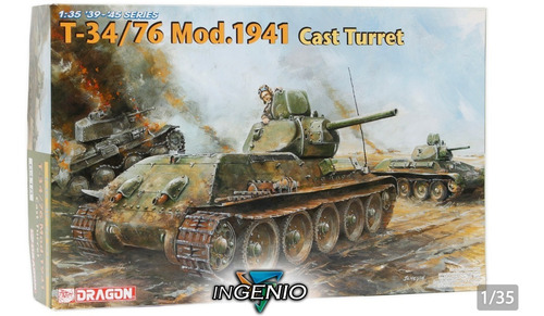 T-34/76 Mod.1941 Cast Turret 1/35 Dragon 6418