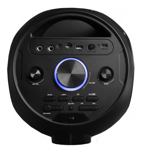 Parlante Portátil Karaoke Party 800 Bluetooth Led+micrófono