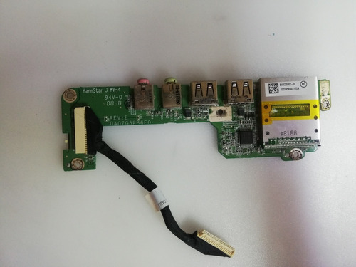 Boton De Encendido Audio/usb Acer Zg5 Da0zg5pb6e0