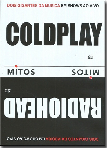 Dvd Coldplay Radiohead O Mitos Lacrado