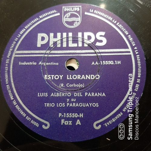 Pasta Luis Alberto Del Parana Philips C149