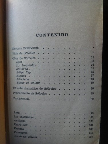 Teatro Completo De Sofocles - Bruguera (Usado)