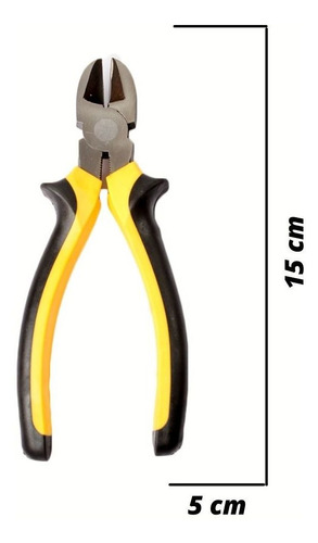 Imagem 3 de 7 de Alicate Corte Eletricistas Pro 6 Desencapador Fios Decapador