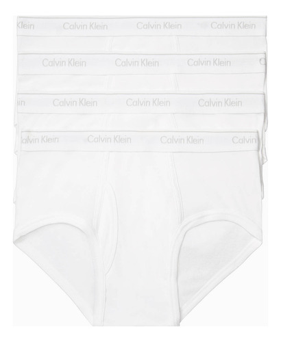 Pack De 4 Calzoncilloa Blanco Calvin Klein