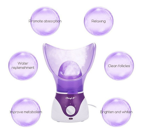 Imagen 6 de 6 de Vaporizador O Vaporera Facial Profesional Limpieza De Poros