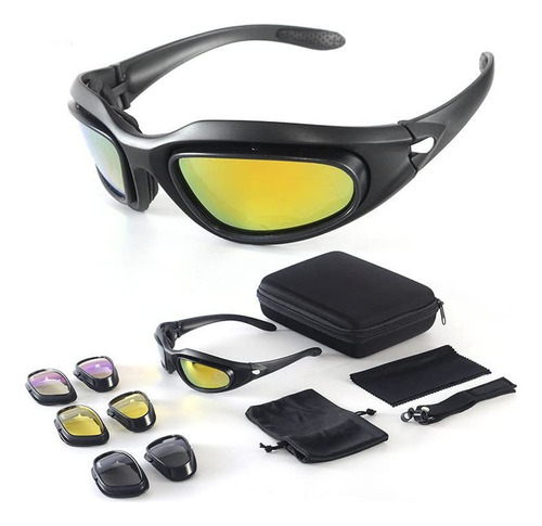 Riding Glasses With Interchangeable Lenses, Impact Resistant