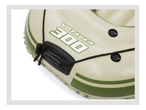 Bote Gomón Inflable Voyager 300 Bestway 243 X 102 Cms.