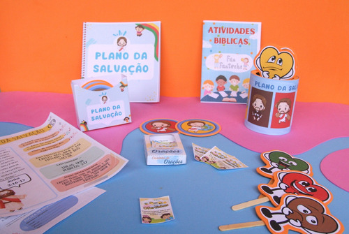 Kit De Recursos Visuais Bíblicos - Plano Da Salvação