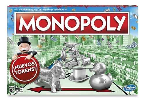 Juego De Mesa Monopoly Clásico Hasbro