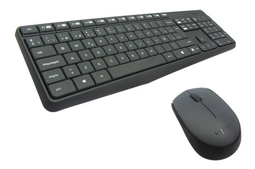 Kit Teclado Y Mouse Inalámbrico Logitech Mk235 Receptor Usb