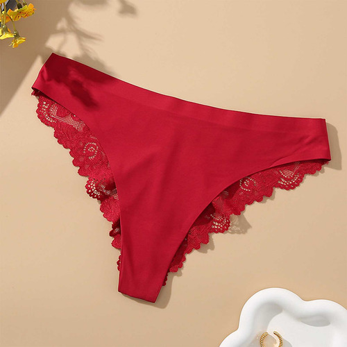 Calzoncillos Tipo Bóxer De Encaje Transpirable A La Moda Par