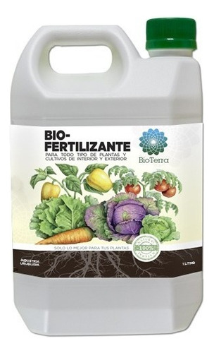 Bio Fertilizante Bioterra 100% Natural 1 Litro