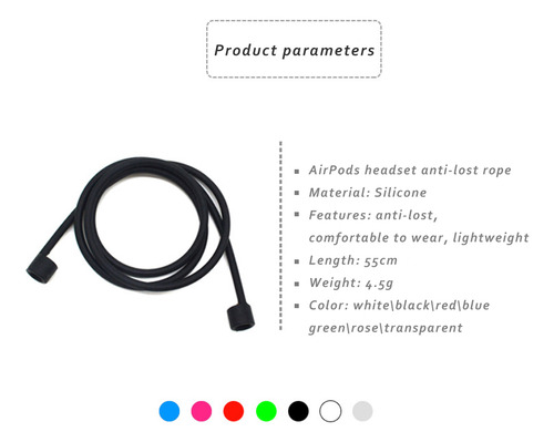 Cuerda Antipérdida For AirPods 3 Correa De Cuerda For