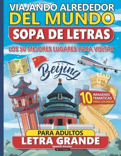 Libro : Viajando Alrededor Del Mundo Sopa De Letras Para...