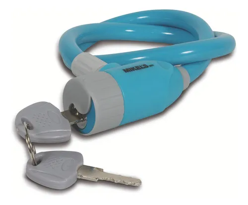 Candado Bicicleta Moto Cable Flexible Niño 65cm 12mm Mikels