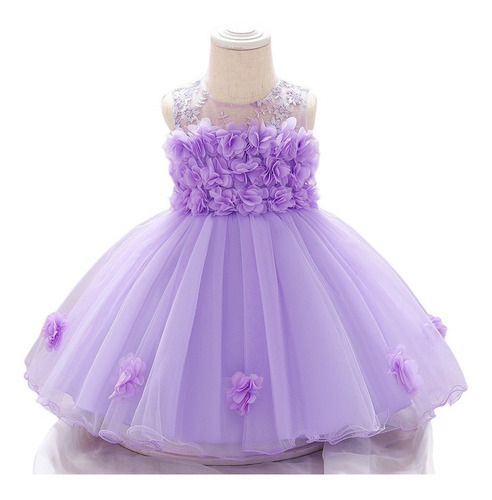 Vestido De Bautizo Para Bebé Niña, Vestido De Cumpleaños De