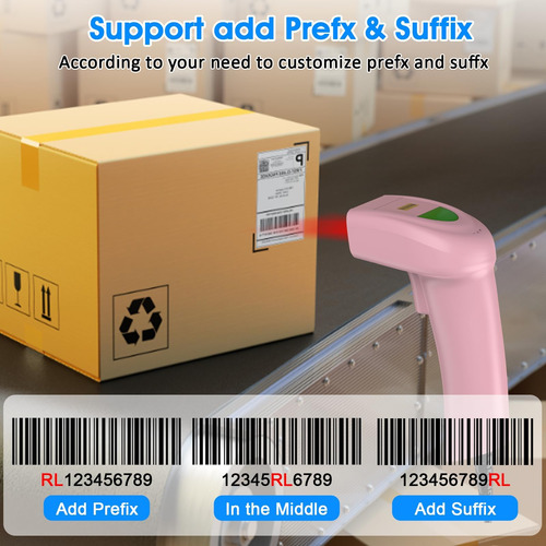 Leitor De Código De Barras Usb Symcode 2d Portátil Com Fio Q