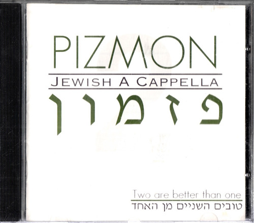 Pizmon. Two Are Better... Cd Original Usado  Qqa. Be.