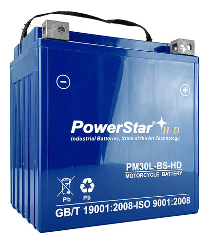 Powerstar Reemplaza Bateria Yuasa Ytx30l-bs Yix30l Etx30l