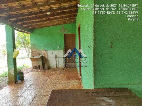 Imagem 2 de 30 de Chácara Com 2 Dormitórios À Venda, 2500 M² Por R$ 252.000,00 - Fazenda Nata - Londrina/pr - Ch0233
