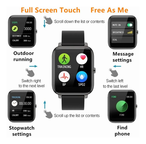 Reloj Inteligente Para Hombres Y Mujeres
