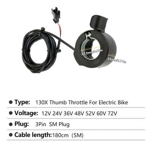 2 De Pulgar Para Control De Velocidad De Bicicleta