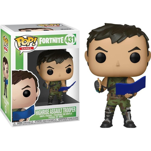 Funko Pop Fortnite Highrise Assault Trooper #431 (Usado)