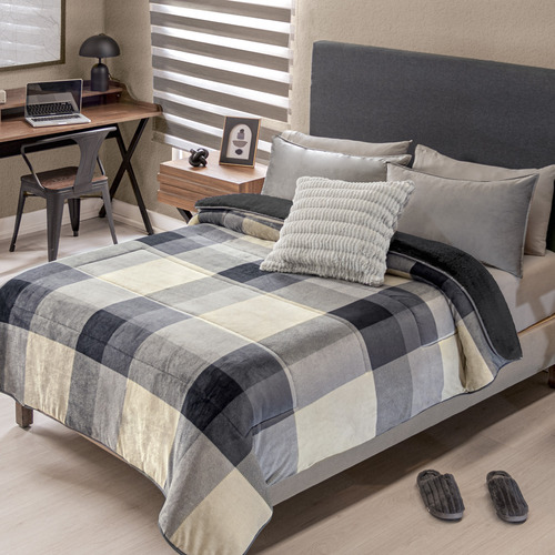 Cobertor Invernal King Size/queen Size Xl Quebec Vianney