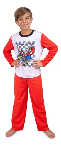 Super Mario Conjunto De Pijama De 2 Piezas Para Ninos (nino