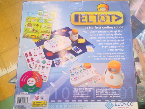 Robot Eliot Original Mi Primer Robot Codificado Juego (Usado)