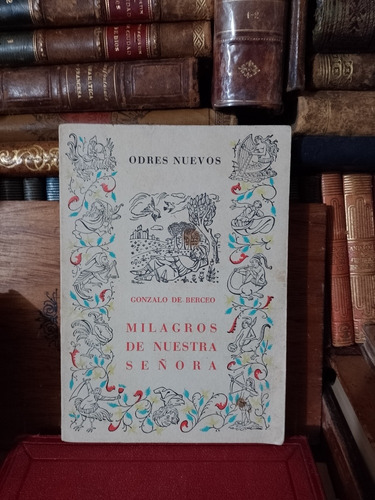 Gonzalo De Berceo Milagros De Nuestra Señora Castalia 1969