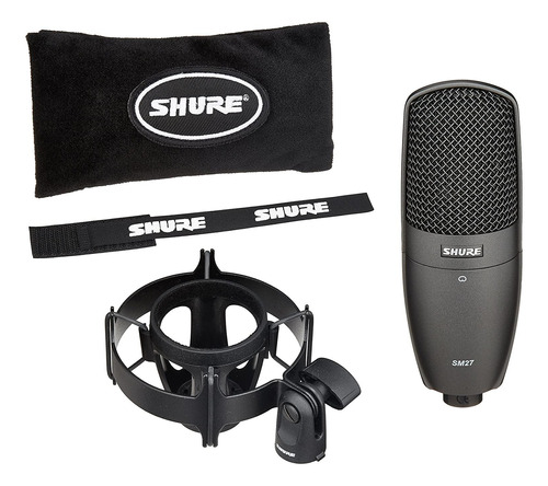 Microfono Shure Sm27-sc Condensador Cardioide Soporte Funda 