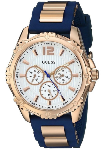 Reloj Guess Silicona Dama W0325l8 Oro Rosa  100% Origonal 