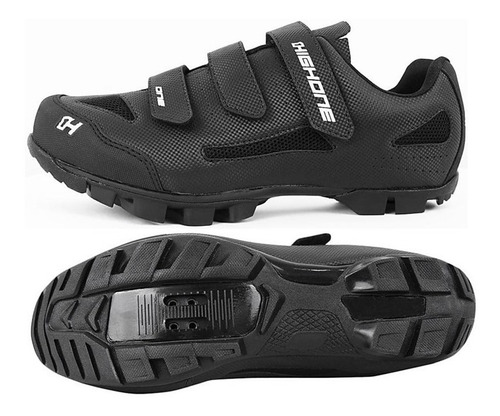 Imagem 2 de 7 de Sapatilha Ciclismo Mtb High One 3 Velcro Bike Promoção Cores