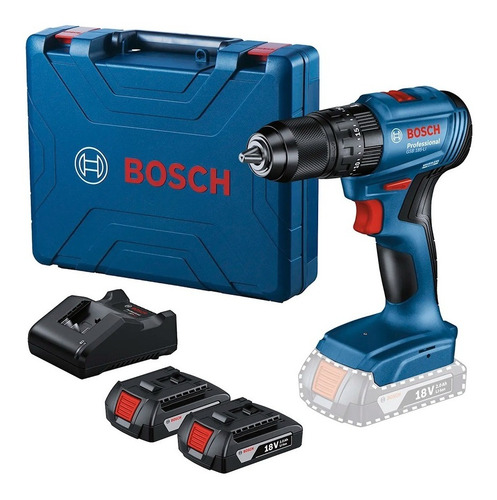 Taladro Percutor Bosch 18v Gsb 185-li + 2b