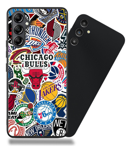 Funda Para Samsung Galaxy Personalizada Nba Basquetball Lakers Nets Equipos Variados