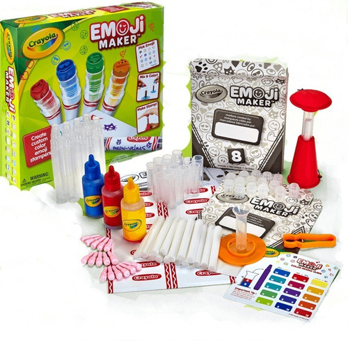 Super Kit Divertido Fábrica De Emojis Crayola Marcadores 