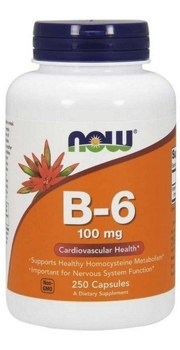 Now Foods | Vitamin B-6 | 250mg | 250 Capsules