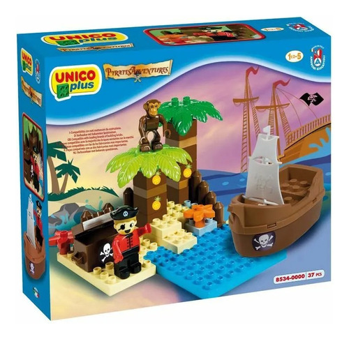 Isla Del Tesoro Unico Plus 8534 37pz Compatible Con Lego